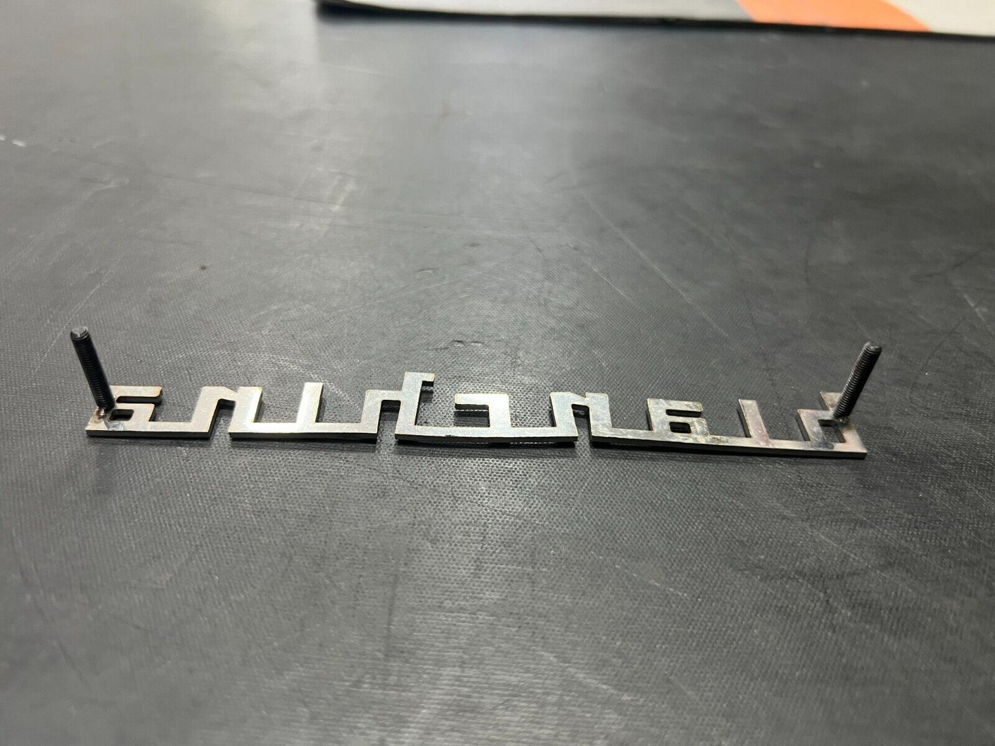 TARGHETTA LOGO SIGLA AUTOBIANCHI BIANCHINA IN METALLO