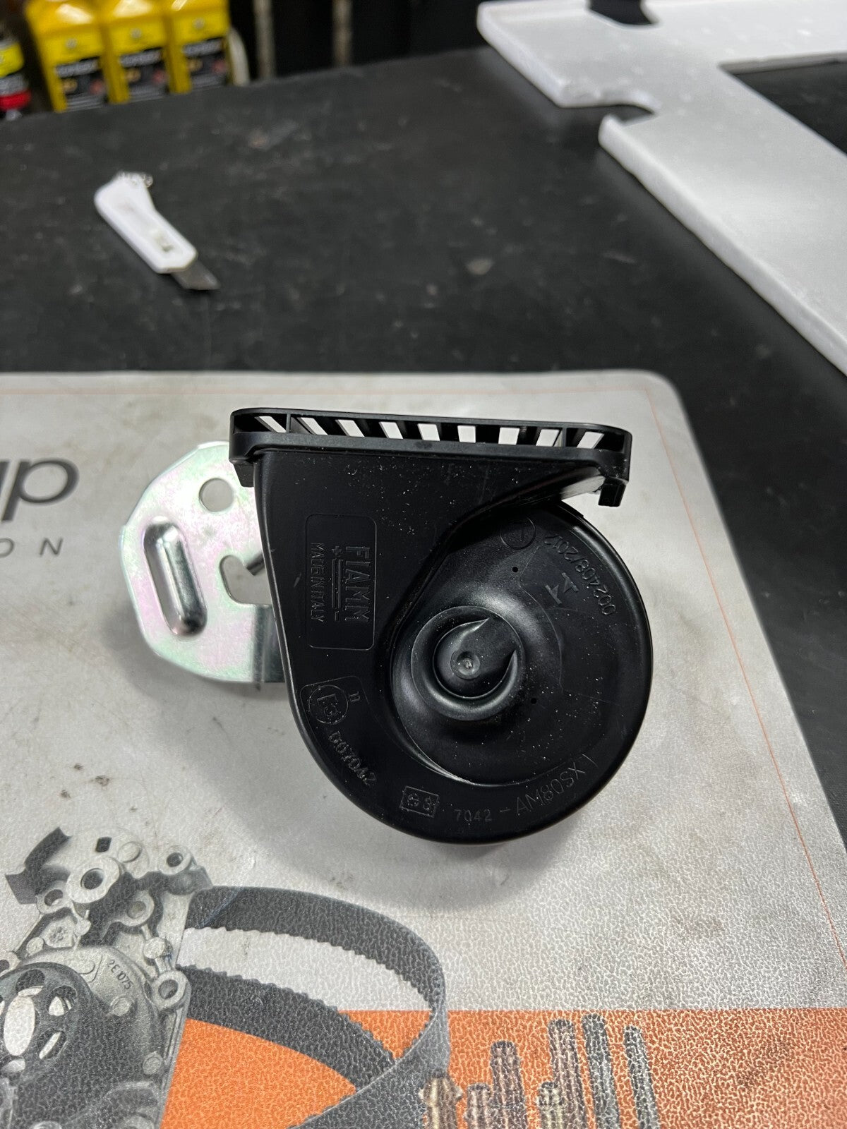 2290294 CLACSON TROMBA HORN ORIGINALE FORD F1ET-13802-AD