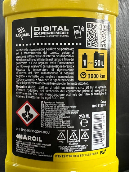 BARDAHL DPF CLEANER 250ML PULISCE IL FILTRO ANTIPARTICOLATO E PROLUNGA LA DURATA