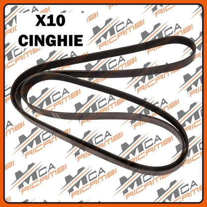 6PK3012 98035630 LOTTO X10 CINGHIE DI TRASMISSIONE CONTITECH ORIGINALI GM