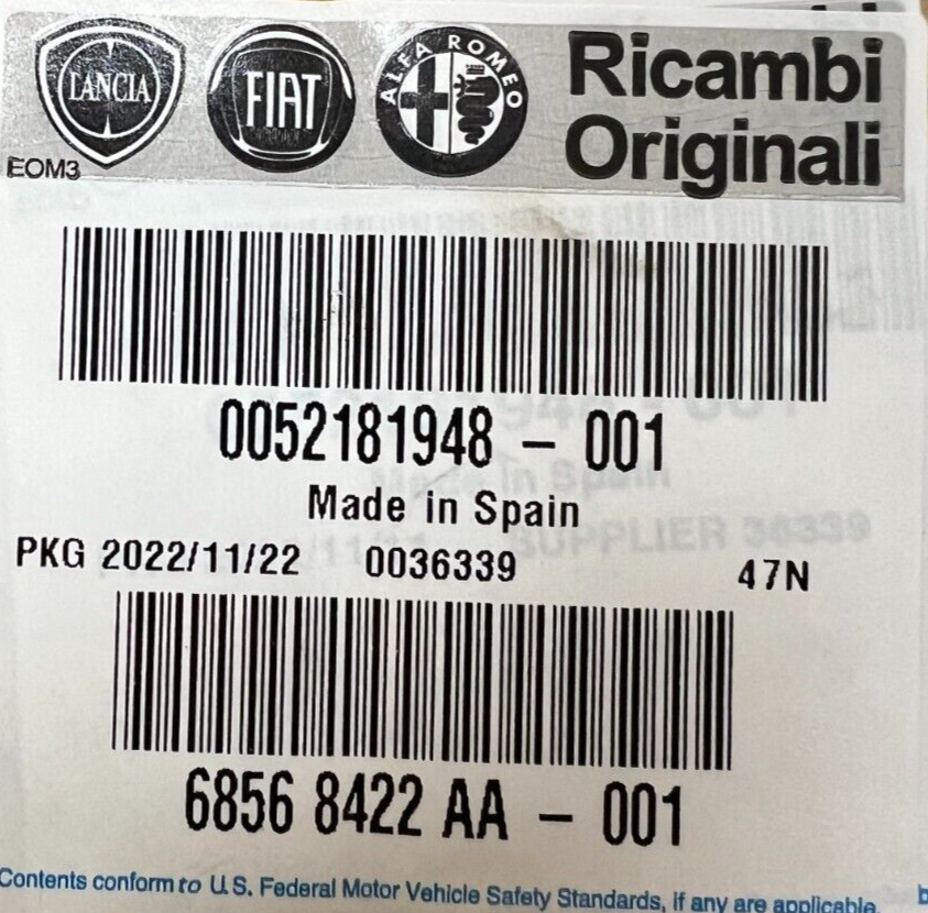 52181948 - 1382421080 RADIATORE MOTORE ORIGINALE FIAT 26MM SPESSORE GRIGLIA