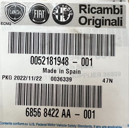 52181948 - 1382421080 RADIATORE MOTORE ORIGINALE FIAT 26MM SPESSORE GRIGLIA