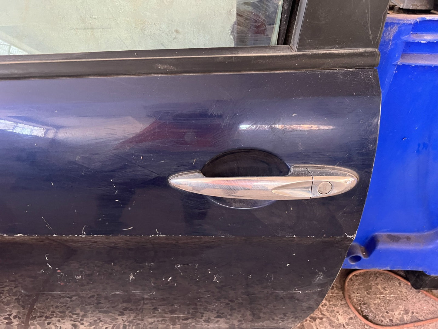 PORTIERA ANTERIORE BLU SINISTRA LANCIA YPSILON 2004 SENZA PANNELLO