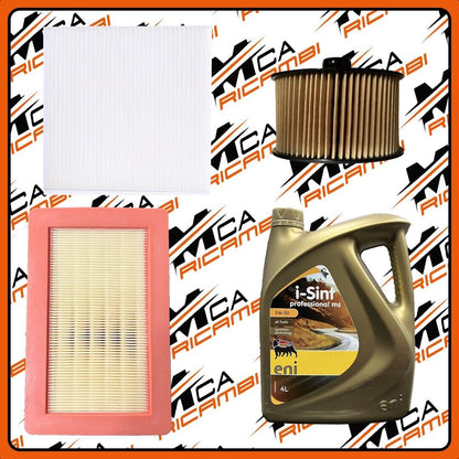 KIT TAGLIANDO SMART 453 TWINGO III 0.9 CON 4L DI OLIO ENI I-SINT 5W30