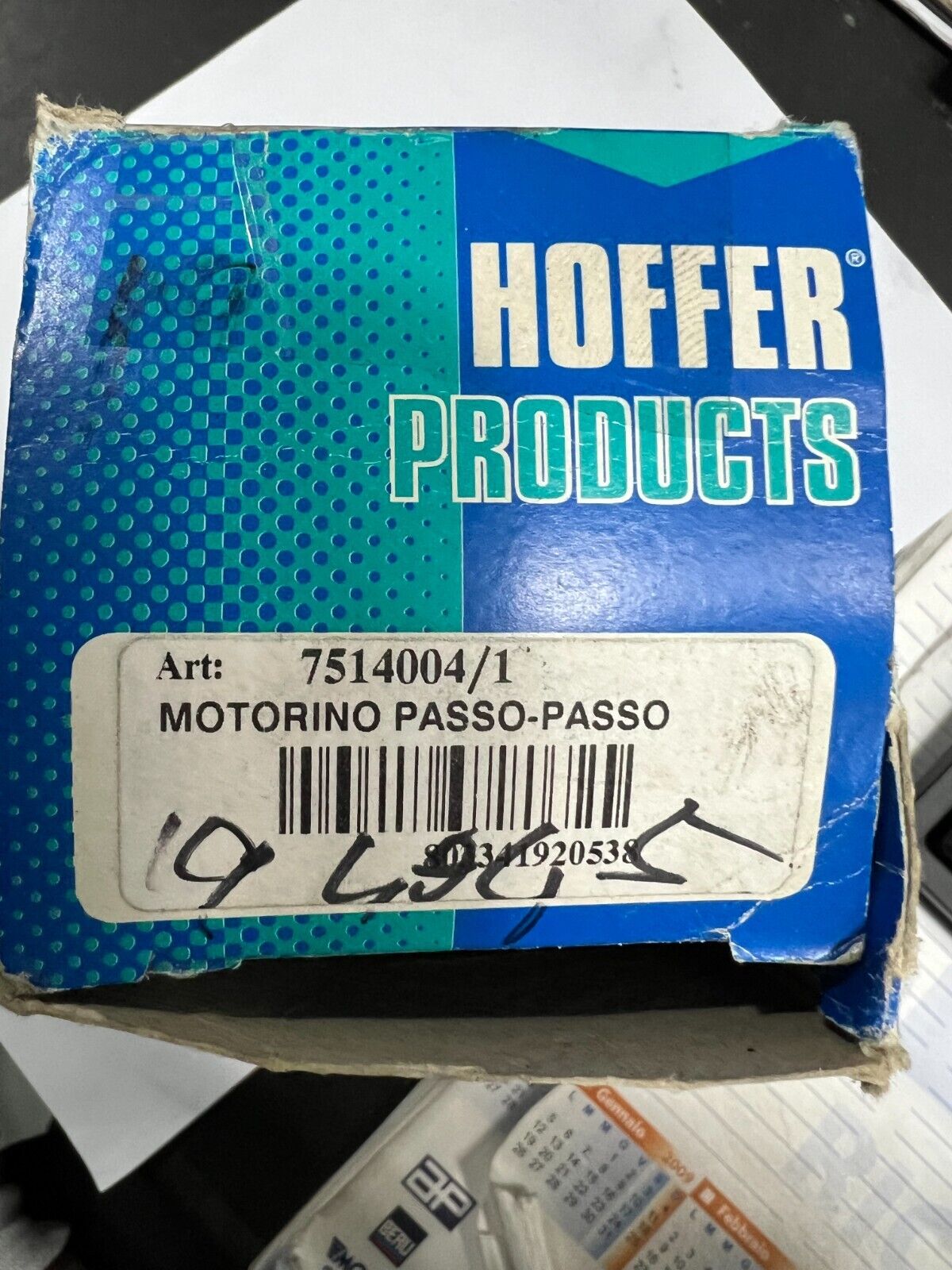 7514004/1 MOTORINO PASSO PASSO REGOLAZIONE MINIMO HOFFER CITROEN SEAT VW
