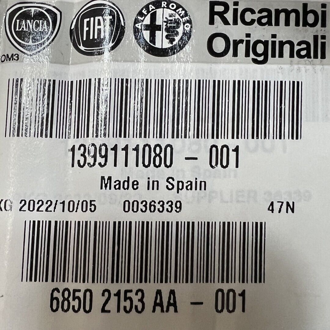 1399111080 CONDENSATORE CLIMATIZZATORE ARIA CONDIZIONATA ORIGINALE FIAT