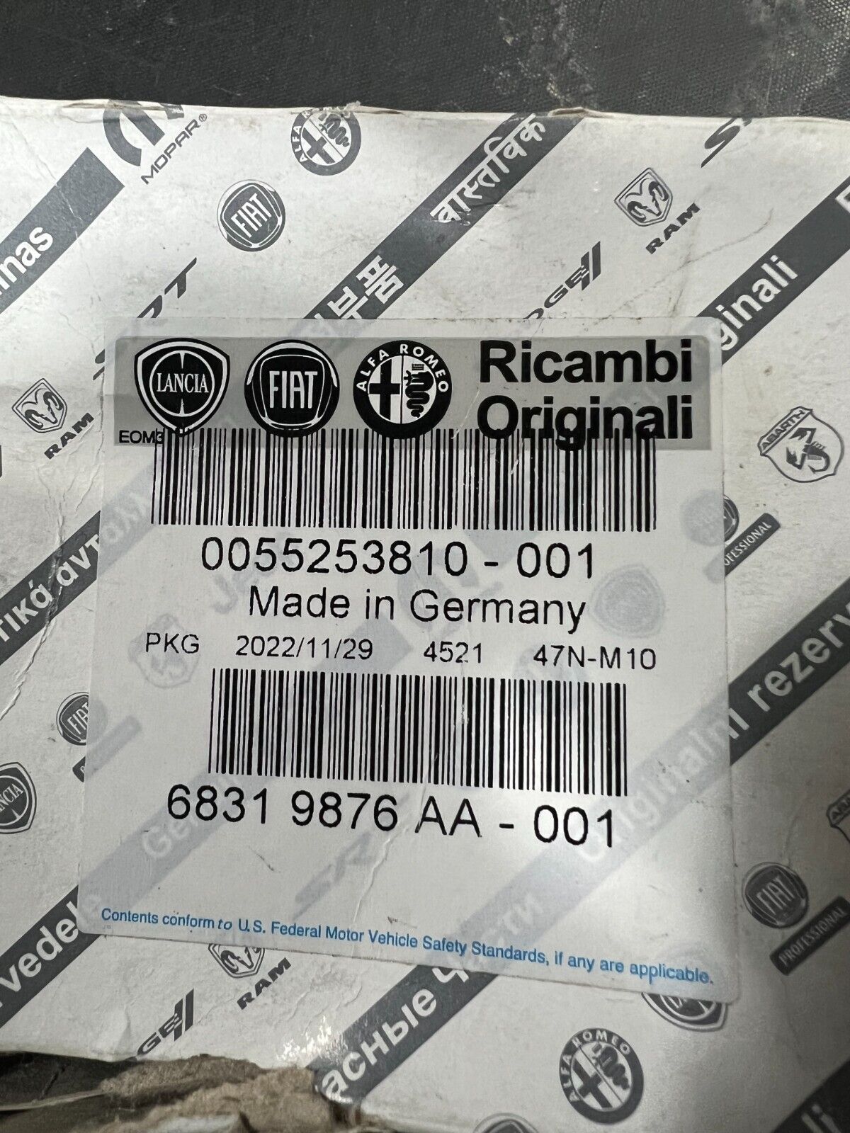 55253810 ANELLO SINCRONIZZATORE CAMBIO ORIGINALE FIAT