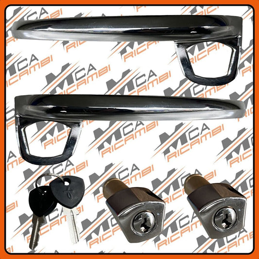 KIT MANIGLIE + BLOCCHETTI + CHIAVI ORIGINALI LANCIA FULVIA COUPE' FULVIA ZAGATO