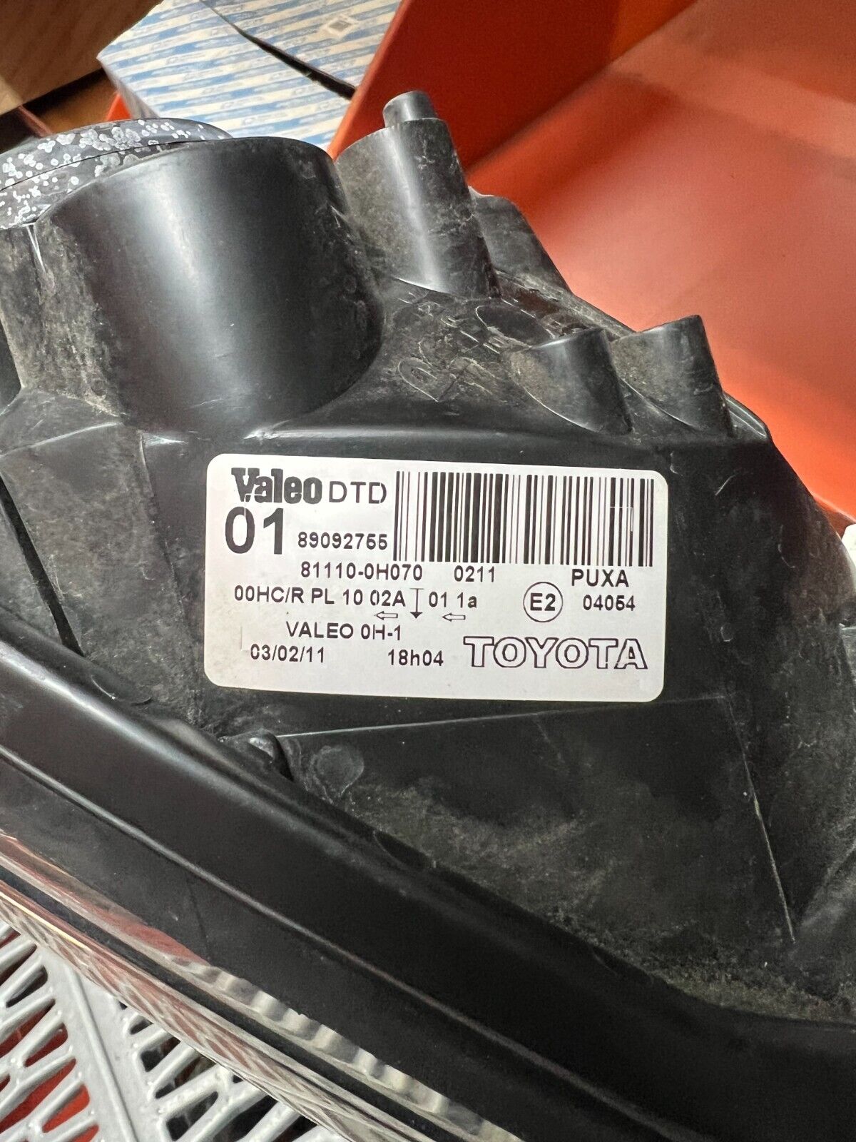 81130-0H011 811300H010 FARO FANALE ANTERIORE DESTRO ORIGINALE TOYOTA