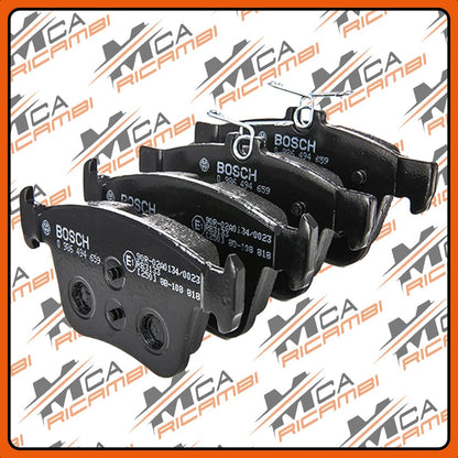 0986494659 BOSCH PASTIGLIE FRENO POSTERIORI WV GOLF 7 AUDI A3  SEAT CUPRA SKODA