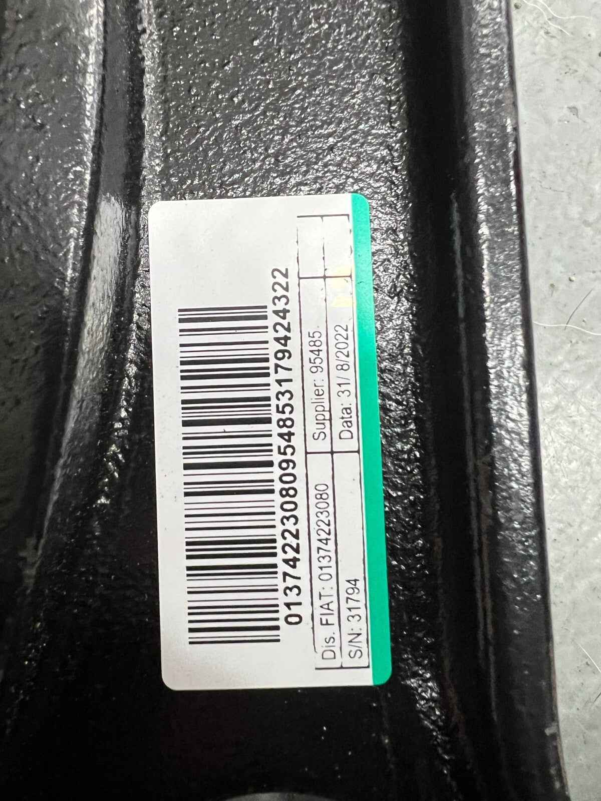 1374223080 BRACCIO OSCILLANTE ANTERIORE SINISTRO ORIGINALE FIAT