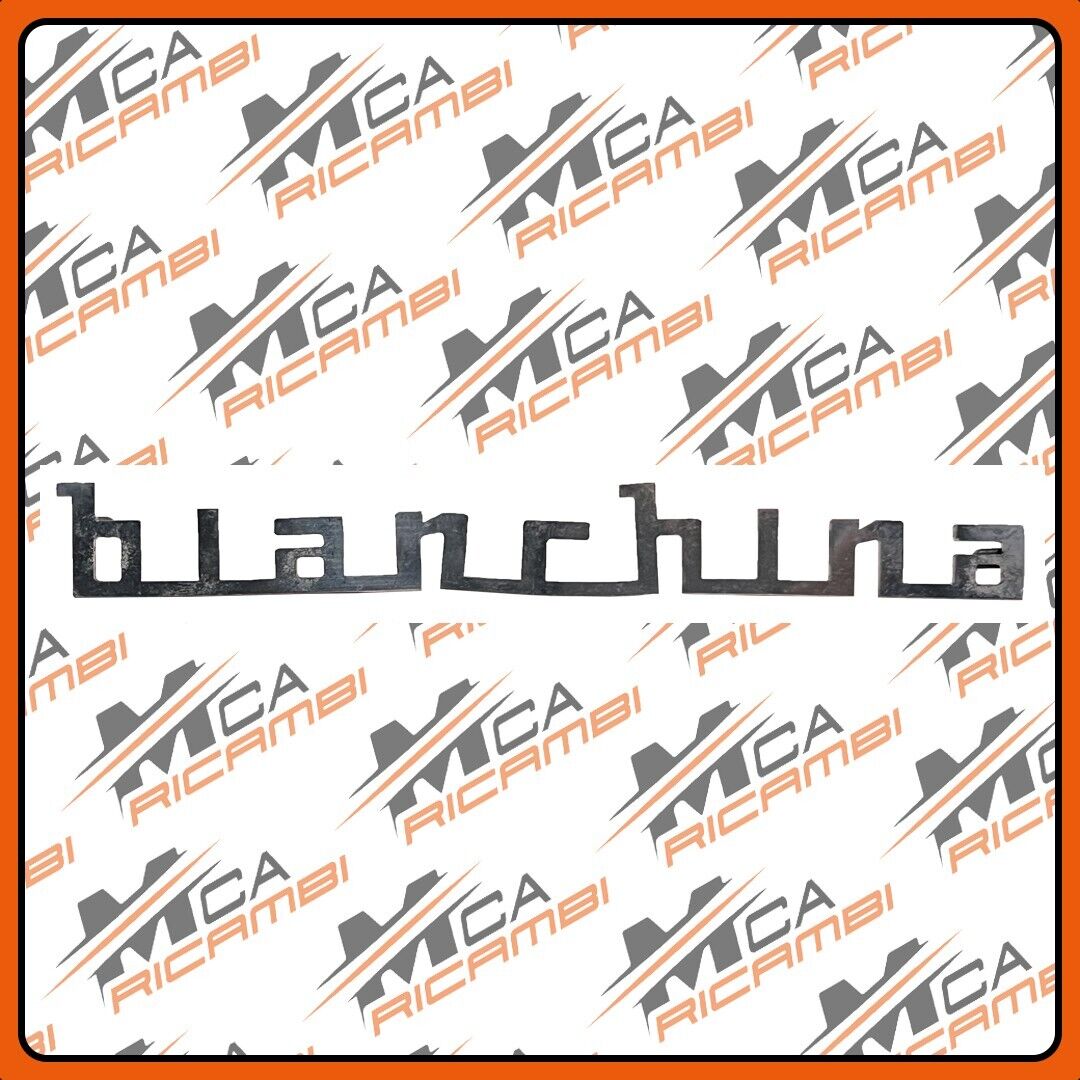 TARGHETTA LOGO SIGLA AUTOBIANCHI BIANCHINA IN METALLO
