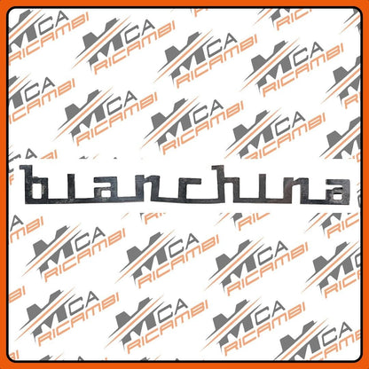 TARGHETTA LOGO SIGLA AUTOBIANCHI BIANCHINA IN METALLO