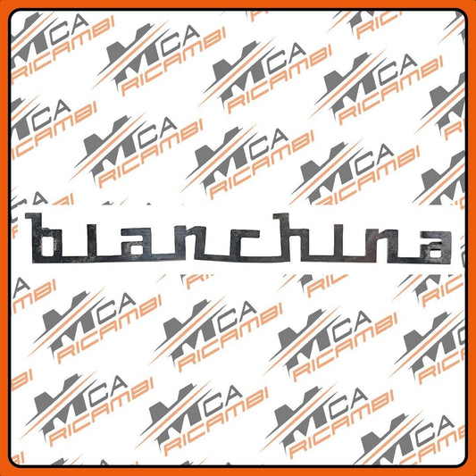 TARGHETTA LOGO SIGLA AUTOBIANCHI BIANCHINA IN METALLO