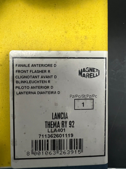 711362601119 FARO FANALE FRECCIA ANTERIORE DESTRA MARELLI LANCIA THEMA