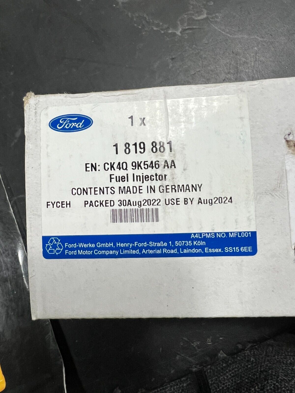 1819881 INIETTORE ORIGINALE FORD RANGER 2.2L 4X4 E 3.2L 4X4