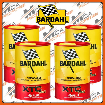 OLIO MOTORE 4L BARDAHL XTC C60 10W-40 IN 4 LATTED A 1L