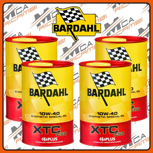 OLIO MOTORE 4L BARDAHL XTC C60 10W-40 IN 4 LATTED A 1L