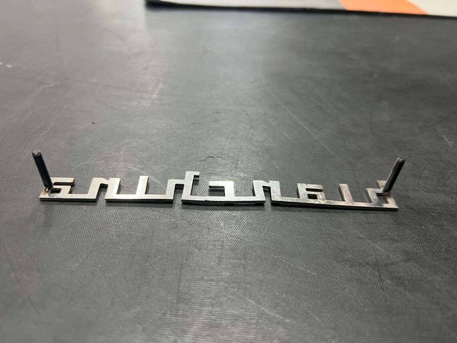 TARGHETTA LOGO SIGLA AUTOBIANCHI BIANCHINA IN METALLO