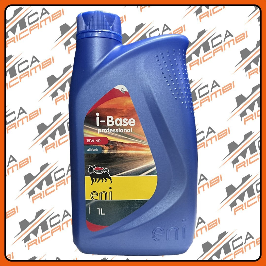 OLIO MOTORE 1L ENI I-BASE PROFESSIONAL 15W-40 PER MOTORI DIESEL E BENZINA