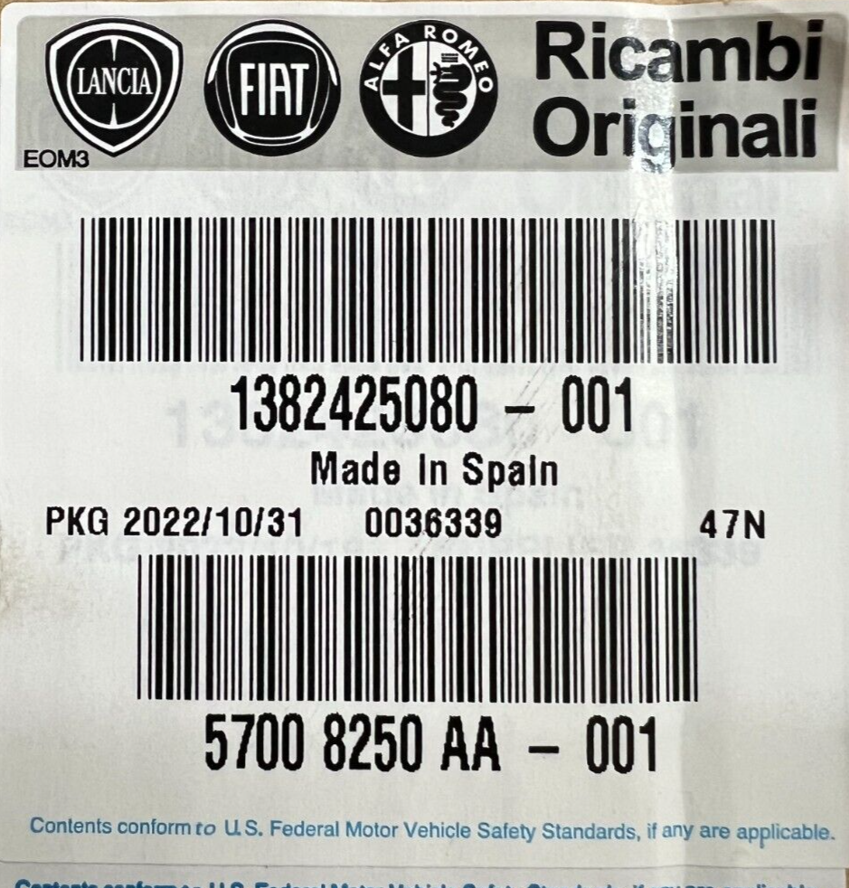 1382425080 RADIATORE MOTORE ORIGINALE FIAT DUCATO
