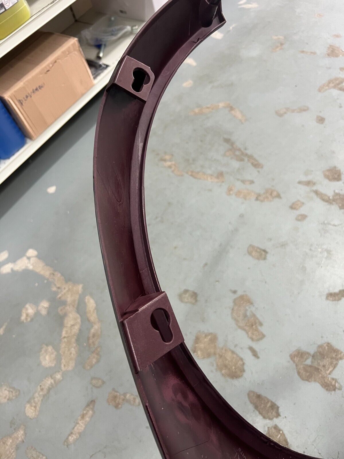 ME3023064 PARAFANGO POSTERIORE SINISTRO SMART 450 CABRIO VERNICIATO BORDEAUX