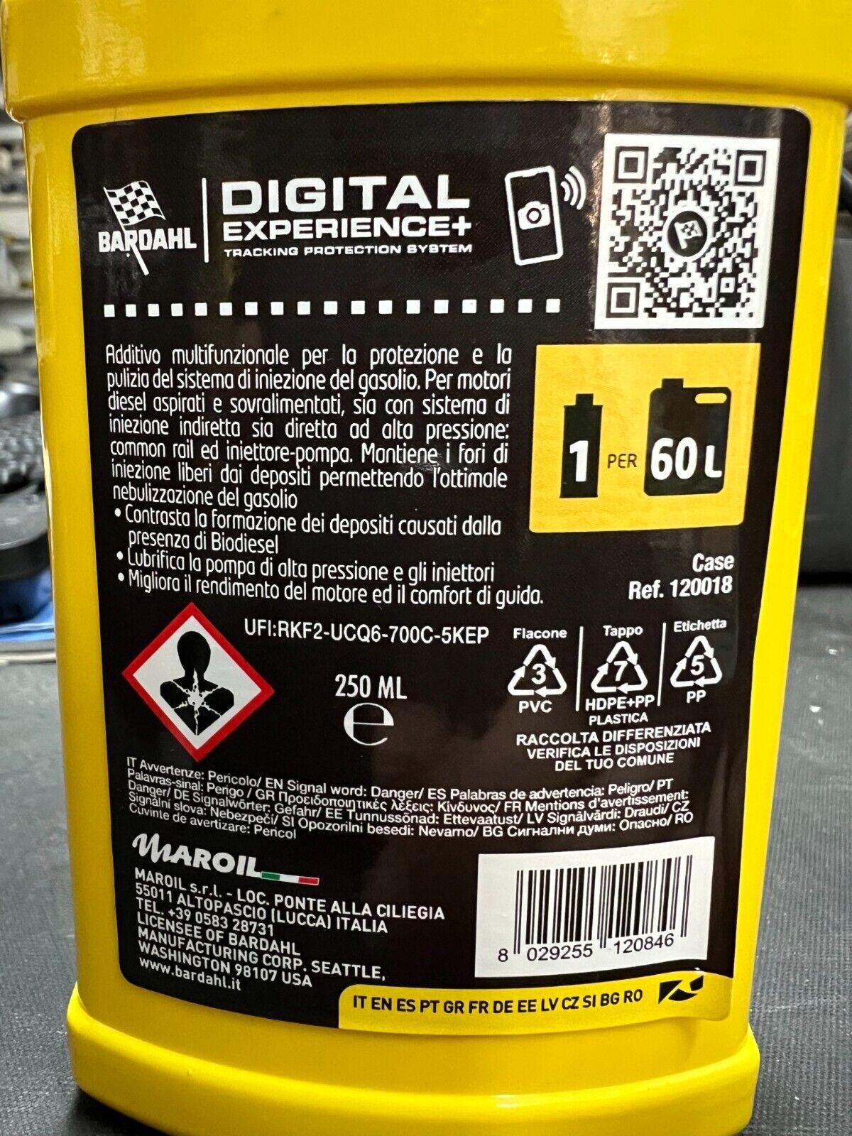 BARDAHL KIT PULIZIA ADDITIVO DPF CLEANER + TOP DIESEL 250ML