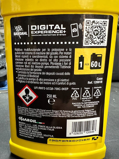 BARDAHL KIT PULIZIA ADDITIVO DPF CLEANER + TOP DIESEL 250ML