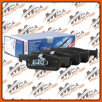 0986494661 BOSCH PASTIGLIE FRENO ANTERIORI PER DACIA RENAULT E SMART