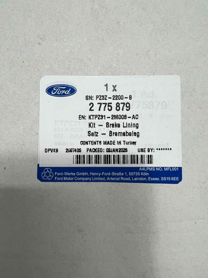 KIT PASTIGLIE FRENO POSTERIORI ORIGINALI FORD TRANSIT 2775879