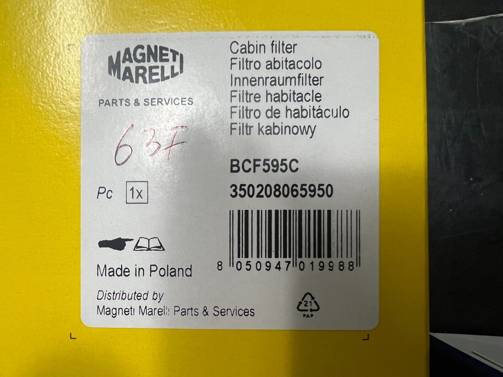 KIT TAGLIANDO JEEP RENEGADE 1.6 DIESEL MAGNETI MARELLI + 5L OLIO SELENIA 0W30