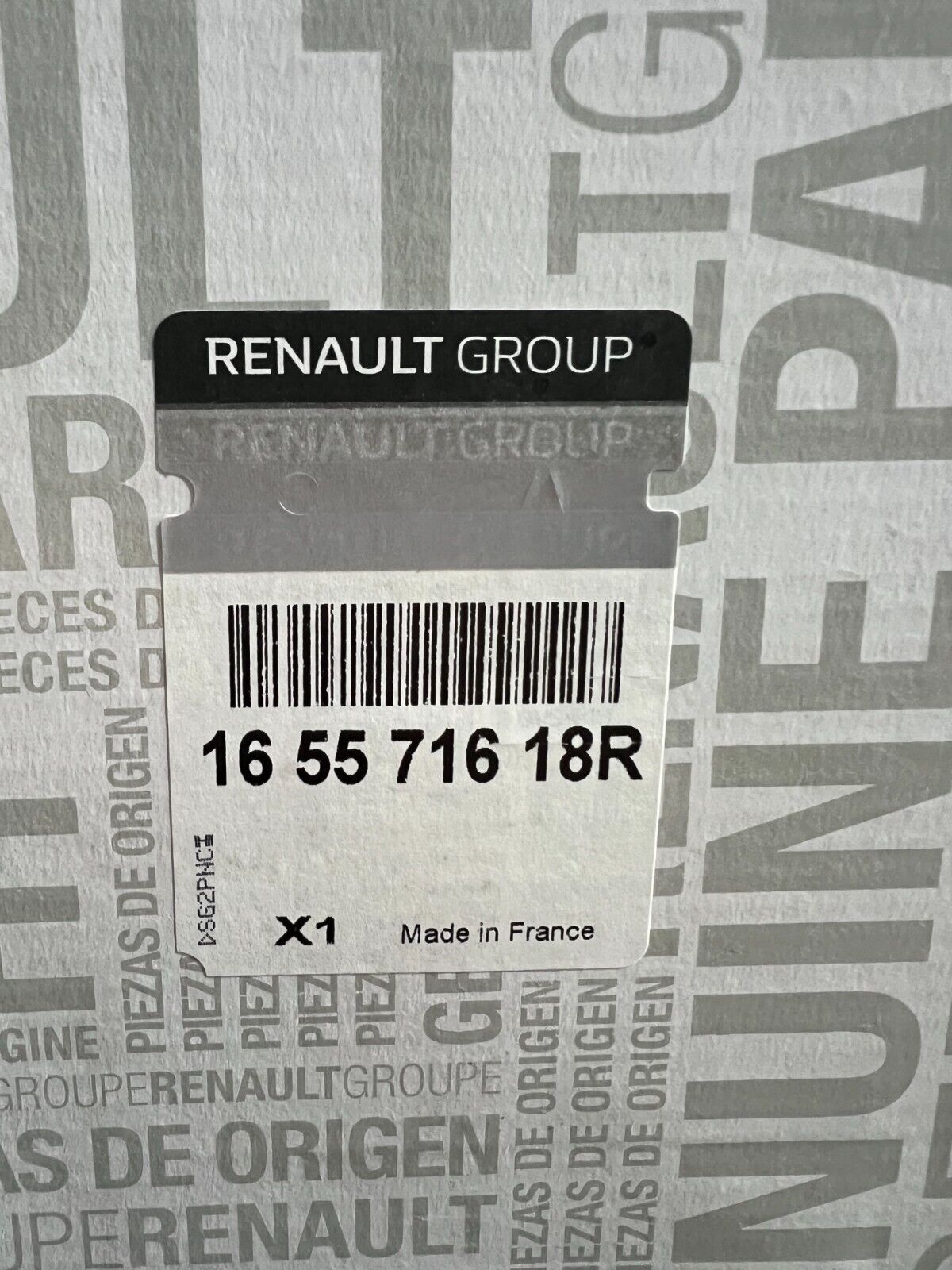 FILTRO CARBURANTE GASOLIO ORIGINALE RENAULT 165571618R