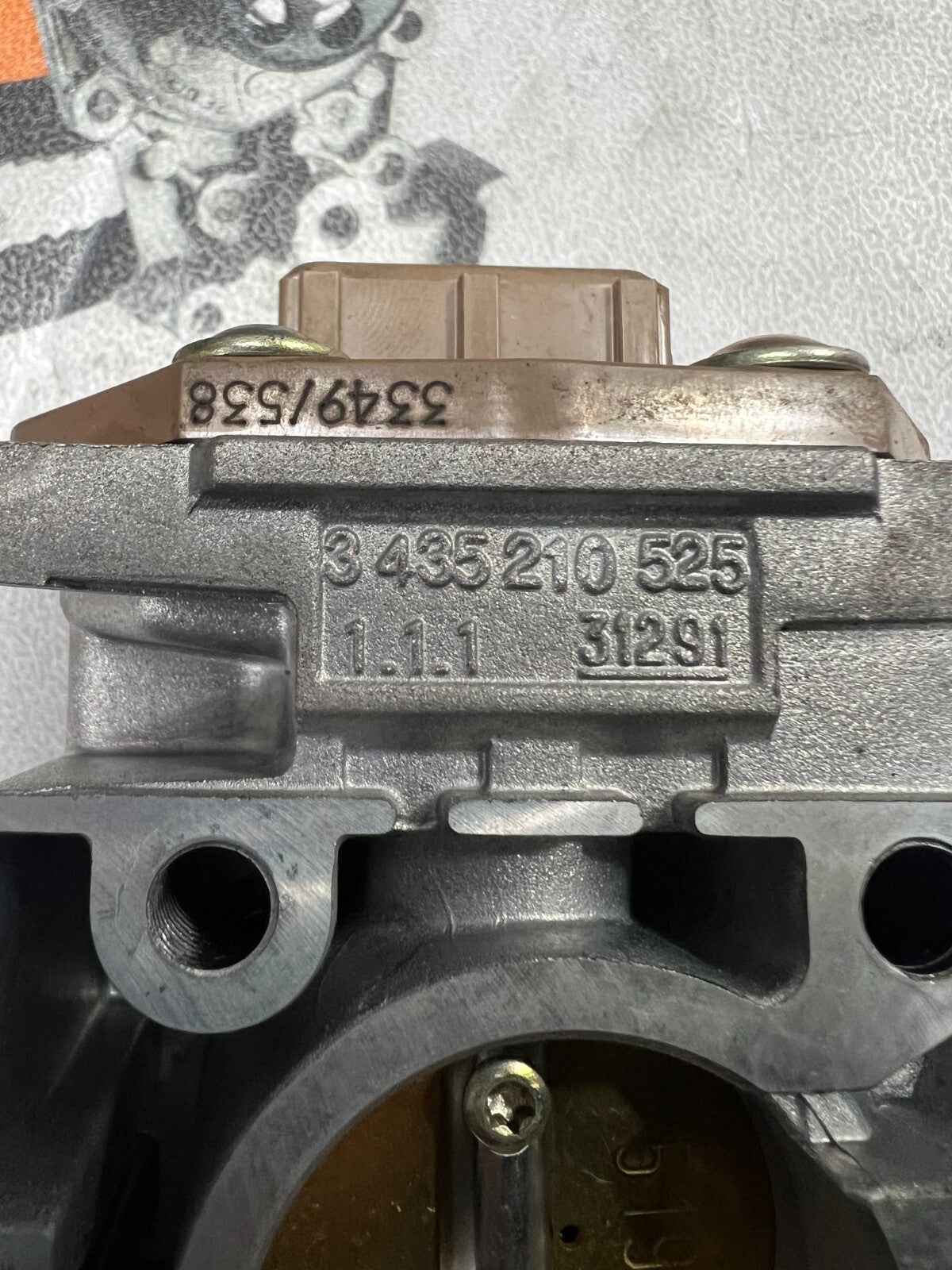 3437020416 CORPO FARFALLATO ORIGINALE BOSCH CITROEN PEUGEOT