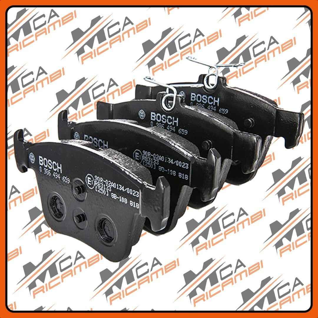 0986494659 BOSCH PASTIGLIE FRENO POSTERIORI WV GOLF 7 AUDI A3 SEAT CUPRA SKODA