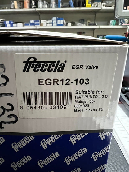EGR12-103 VALVOLA EGR ORIGINALE FRECCIA PER FIAT-LANCIA-SUZUKI-OPEL