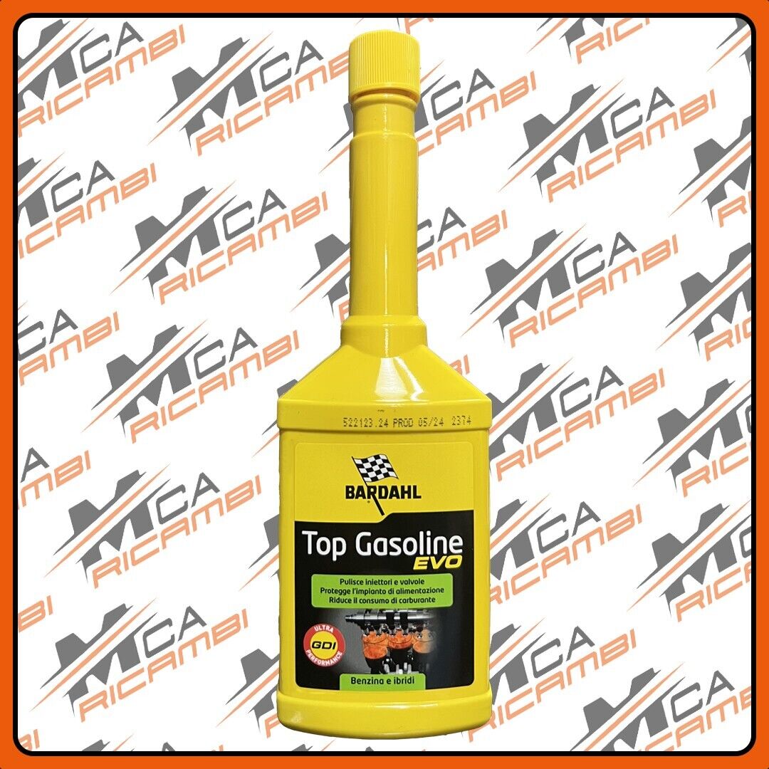 BARDAHL TOP GASOLINE EVO 250ML PULISCE INIETTORI E VALVOLE E RIDUCE CONSUMI