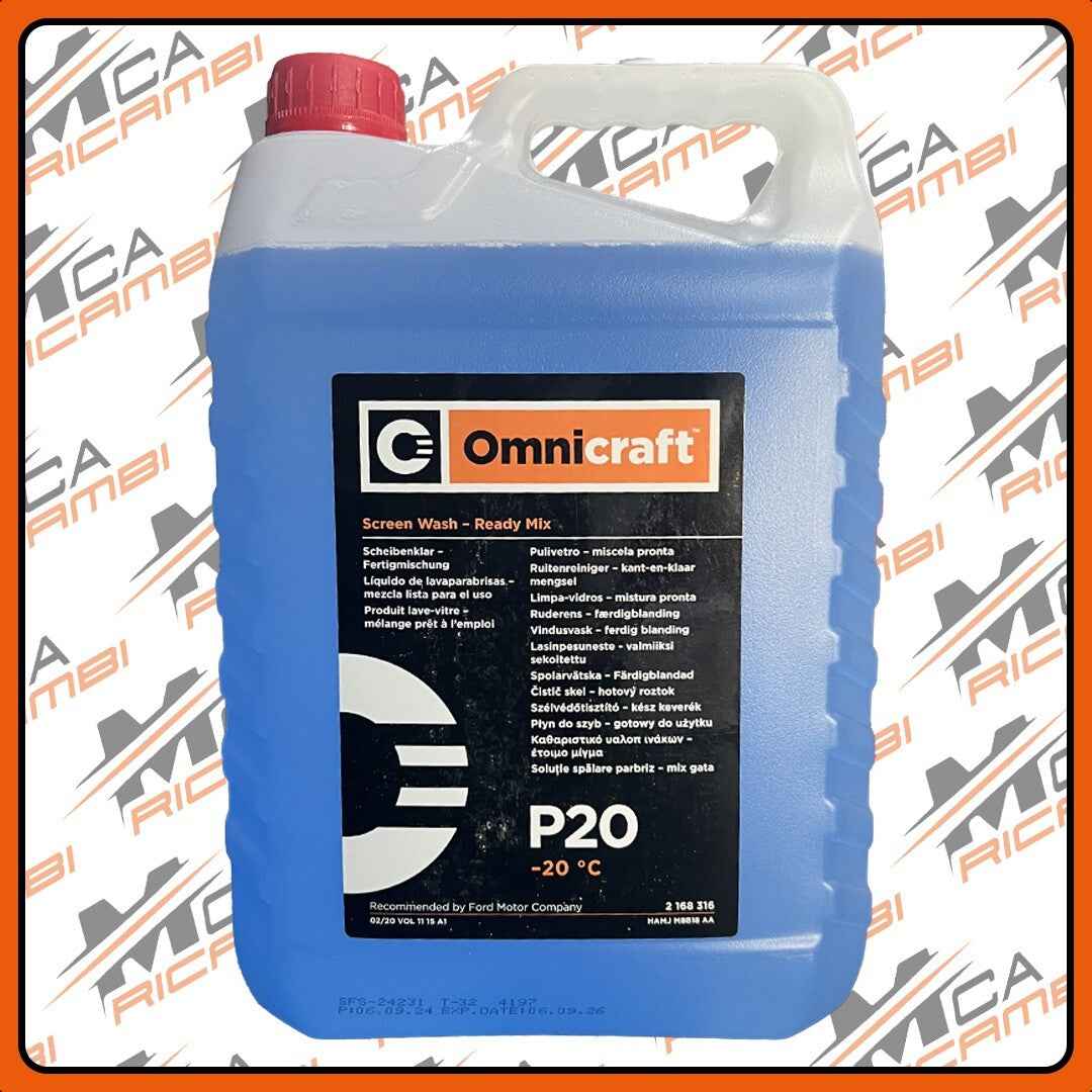 LIQUIDO LAVAVETRI TERGICRISTALLI 5L OMNICRAFT P20 PURO DA DILUIRE