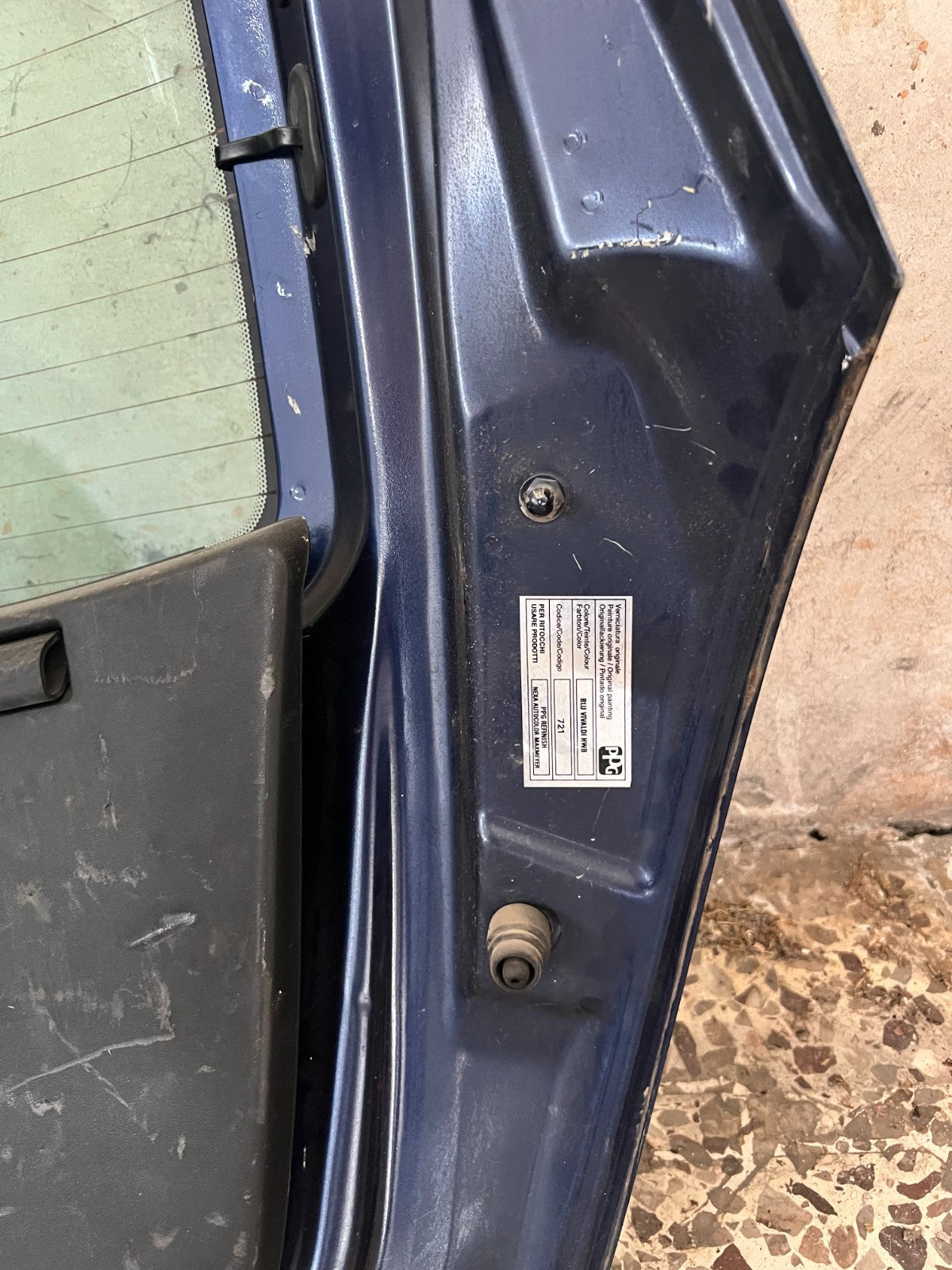 COFANO POSTERIORE BLU LANCIA YPSILON 2004