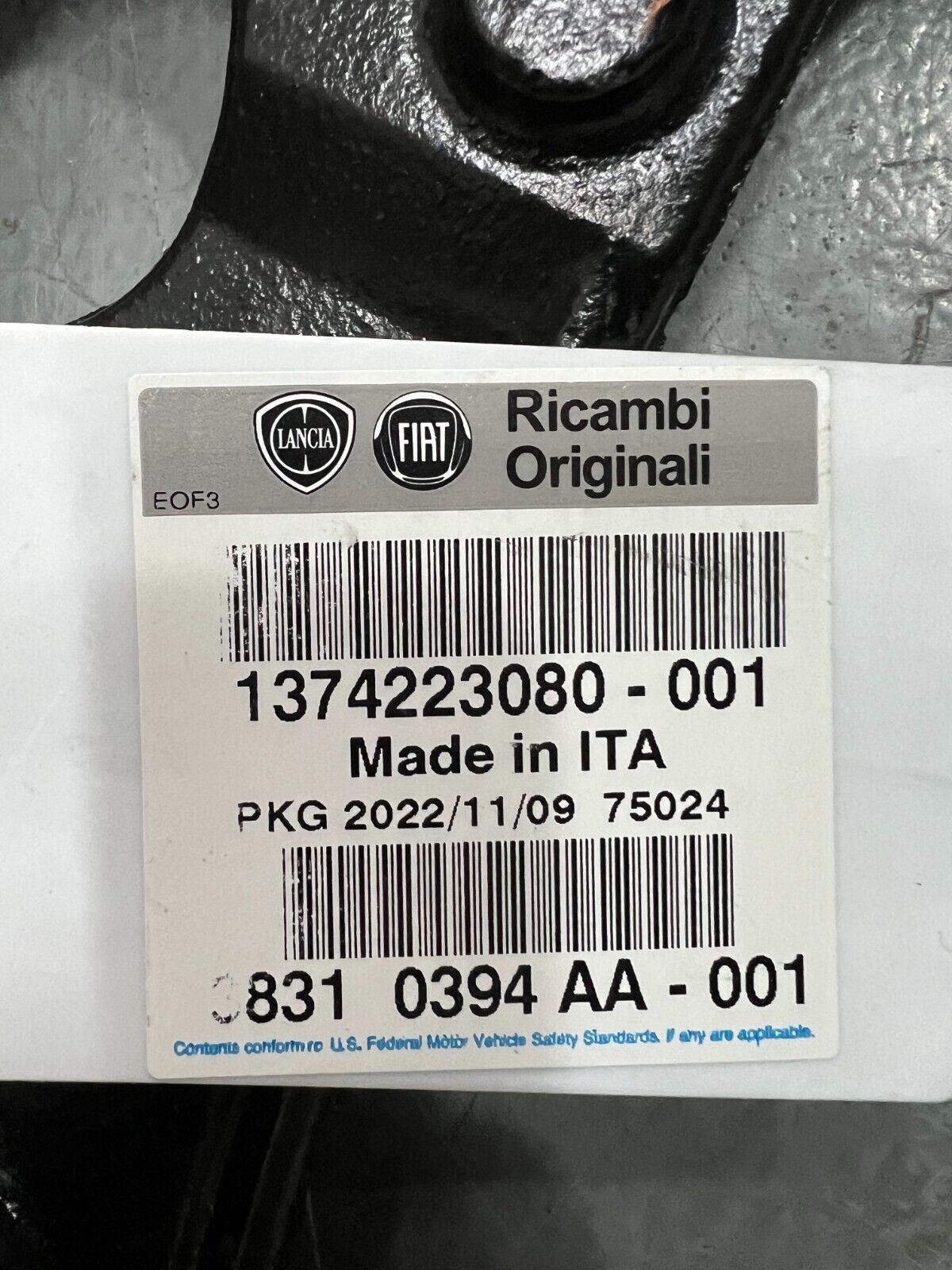 1374223080 BRACCIO OSCILLANTE ANTERIORE SINISTRO ORIGINALE FIAT