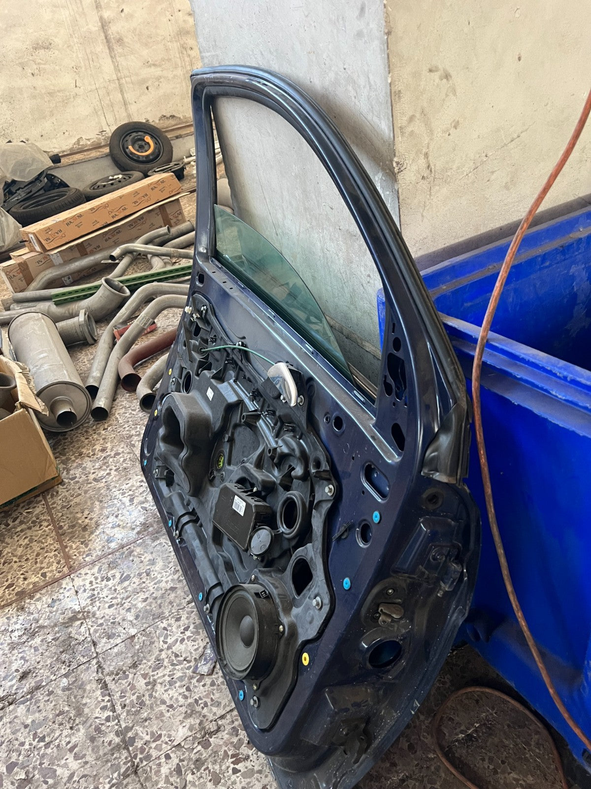 PORTIERA ANTERIORE BLU SINISTRA LANCIA YPSILON 2004 SENZA PANNELLO