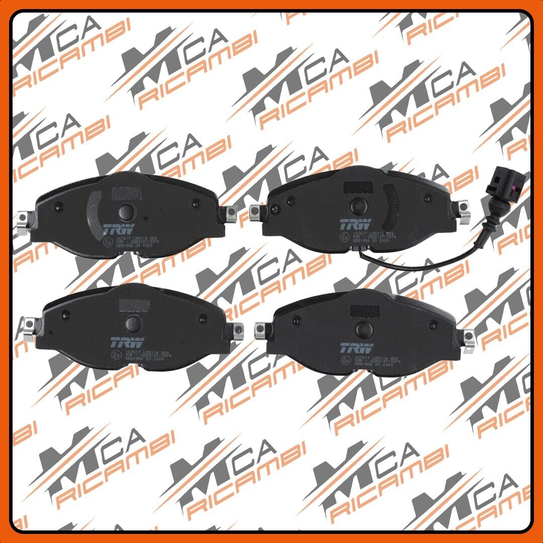 GDB1956 KIT PASTIGLIE FRENO ANTERIORI TRW PER AUDI SEAT SKODA WV CUPRA