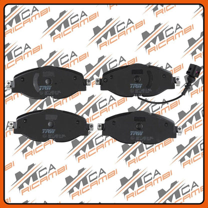 GDB1956 KIT PASTIGLIE FRENO ANTERIORI TRW PER AUDI SEAT SKODA WV CUPRA