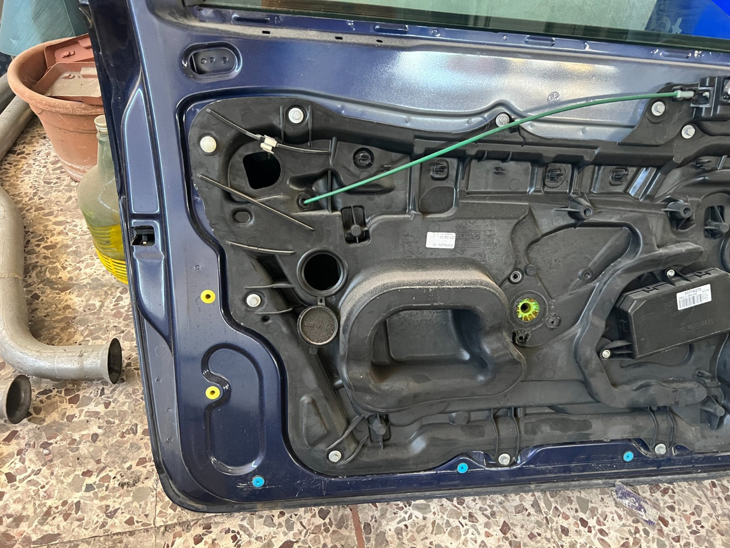 PORTIERA ANTERIORE BLU SINISTRA LANCIA YPSILON 2004 SENZA PANNELLO