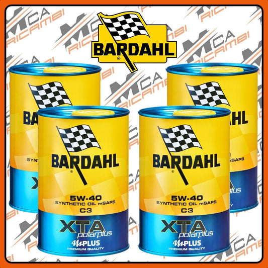 OLIO MOTORE 4L BARADHL XTA POLARPLUS 5W-40 C3 IN 4 LATTE DA 1L