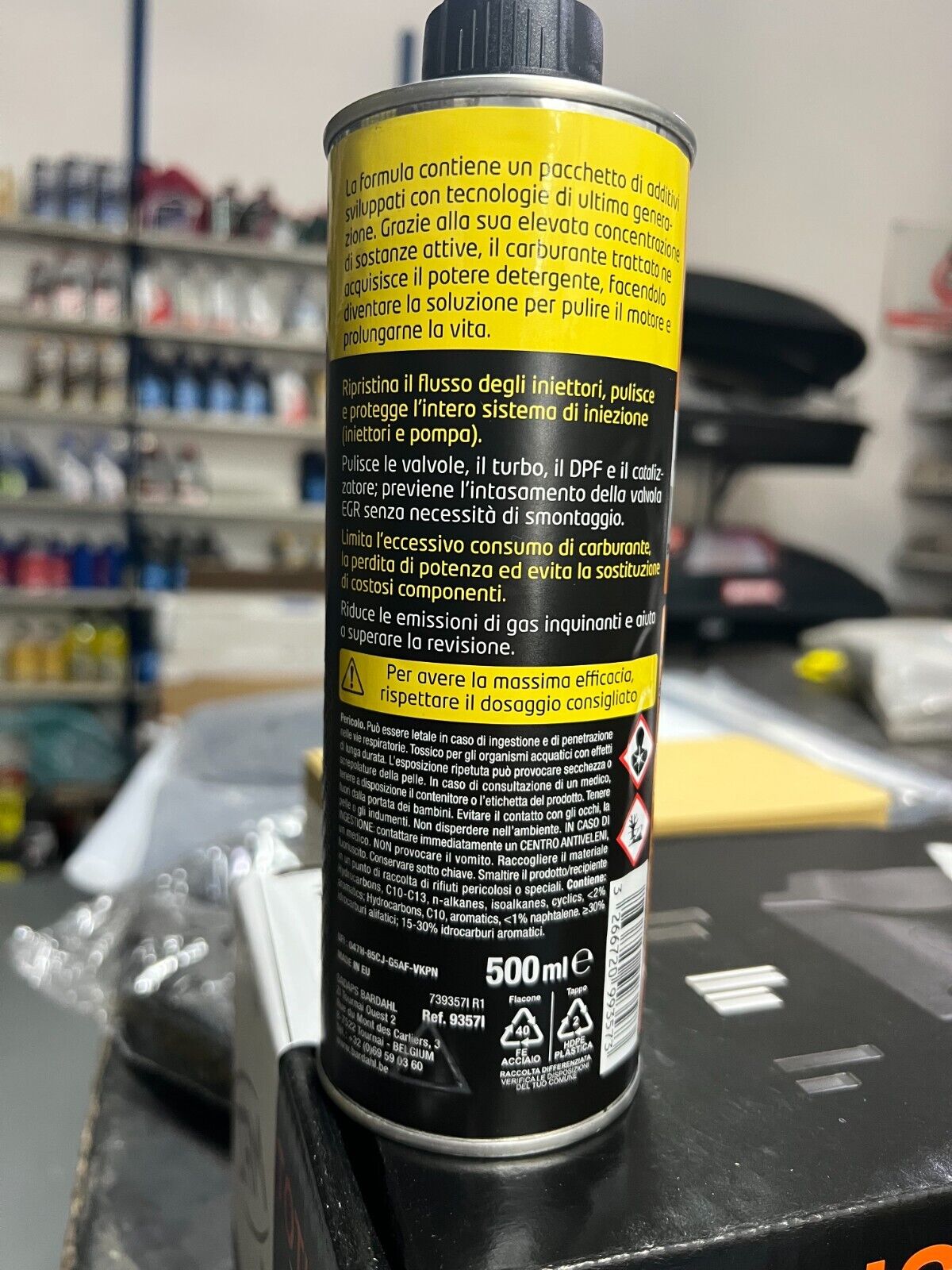 BARDAHL PULITORE DIESEL 5 IN 1 INIETTORI VALVOLE TURBO CATALIZZATORE EGR 500ML