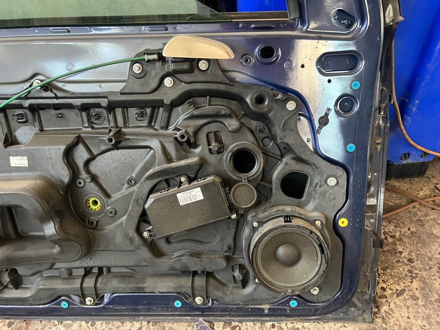 PORTIERA ANTERIORE BLU SINISTRA LANCIA YPSILON 2004 SENZA PANNELLO