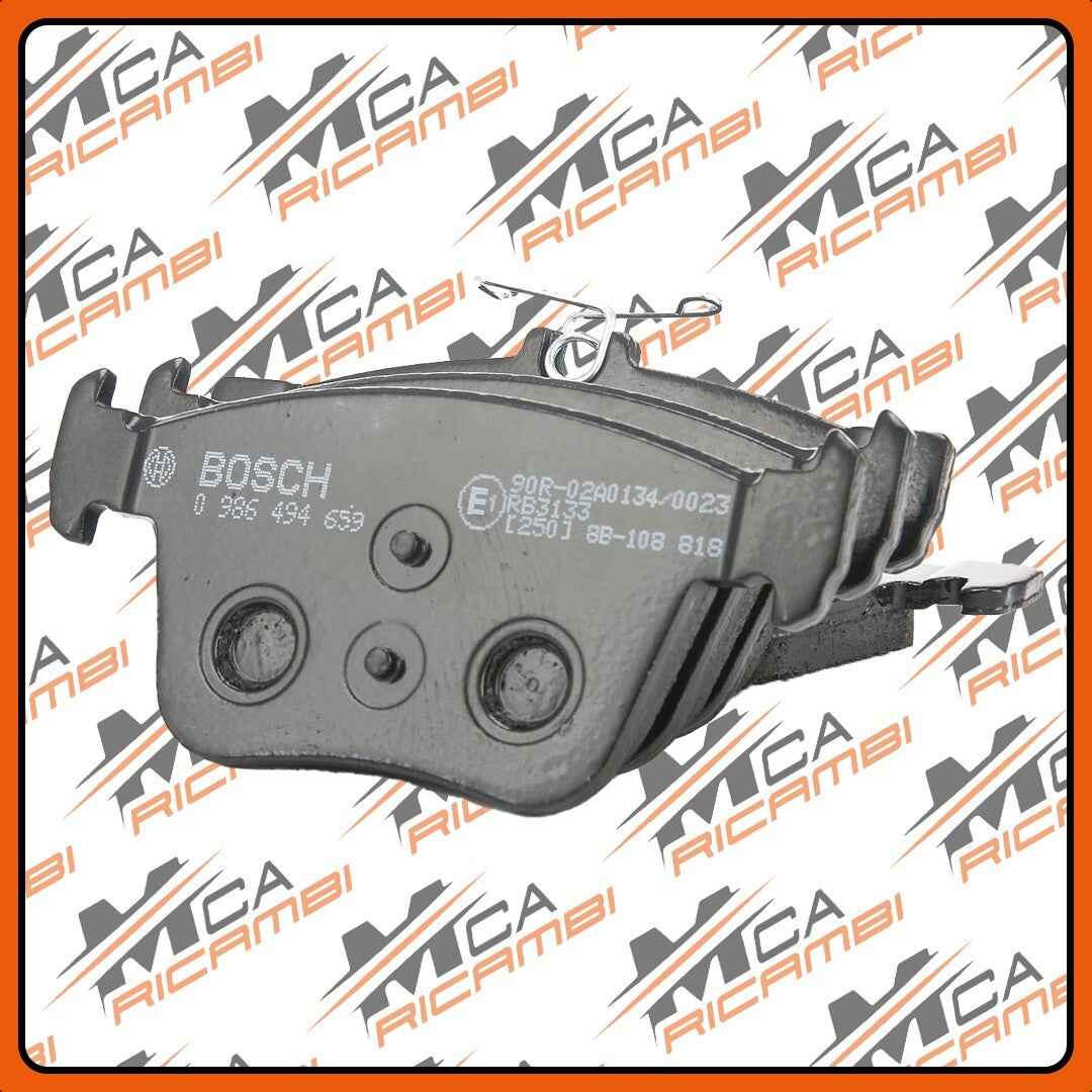 0986494659 BOSCH PASTIGLIE FRENO POSTERIORI WV GOLF 7 AUDI A3 SEAT CUPRA SKODA