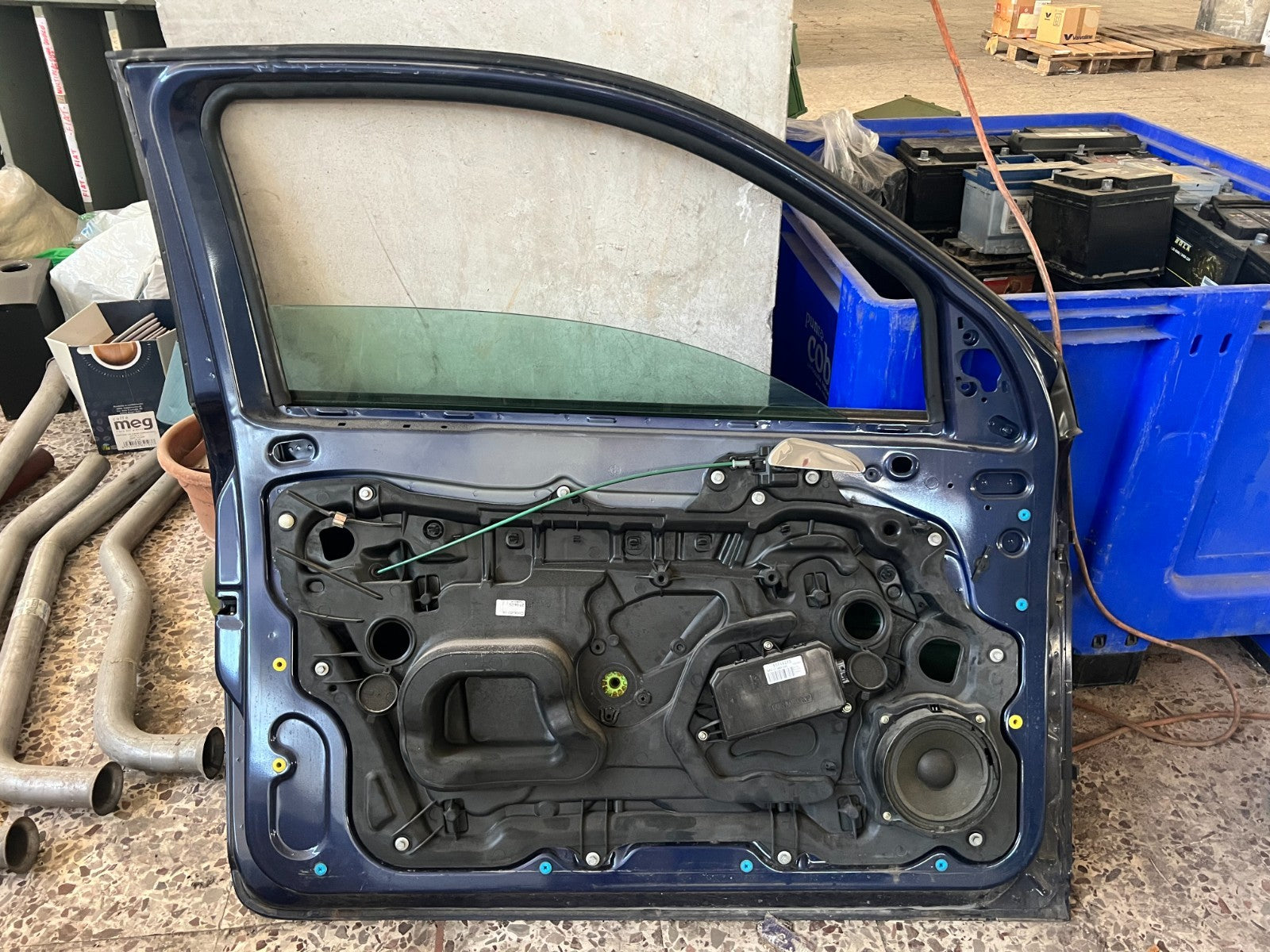 PORTIERA ANTERIORE BLU SINISTRA LANCIA YPSILON 2004 SENZA PANNELLO